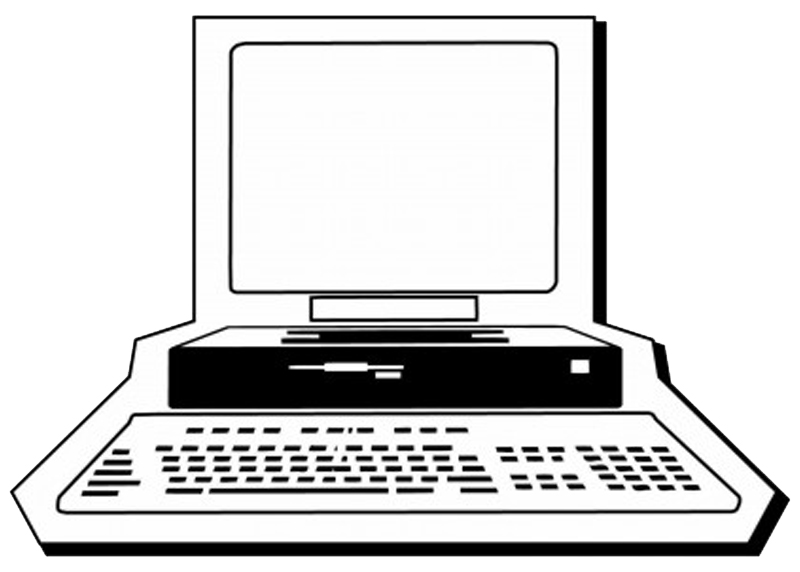 2x3 Custom Computer Shaped 20 Mil