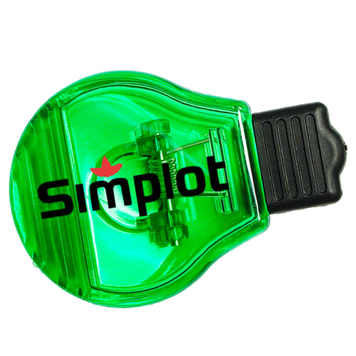 Imprinted Jumbo Size Light Bulb Shape Memo Clips