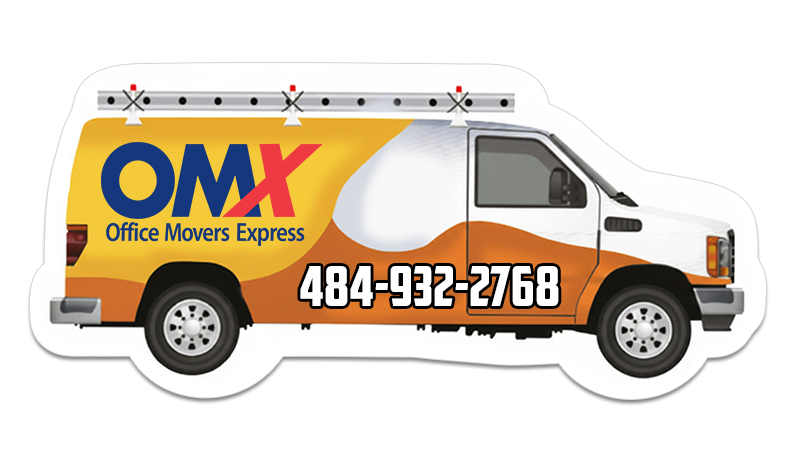 4.44x2.02 Custom Van Shaped Indoor Magnets 30 Mil