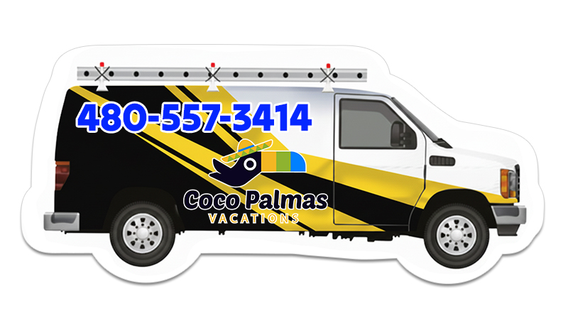 4.44x2.02 Custom Van Shaped Magnets - Outdoor & Car Magnets 30 Mil