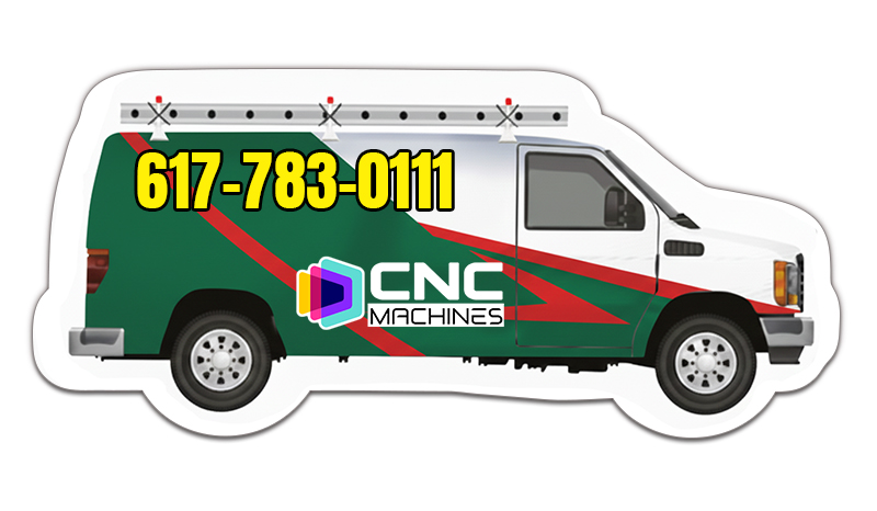 4.44x2.02 Custom Van Shaped Magnets - Outdoor & Car Magnets 40 Mil