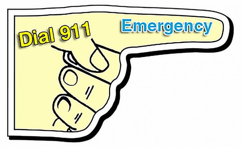 Emergency Hand Shape Magnets 20 Mil