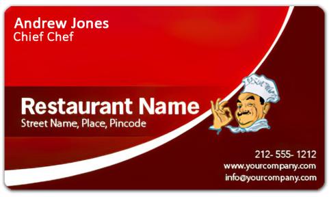 2x3.5 Custom Restaurant Business Card Magnets 20 Mil Round Corners 