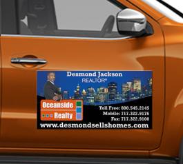 24x12 Custom Magnetic Car And Truck Signs Magnets - Outdoor & Car Magnets 30 Mil Square Corners 