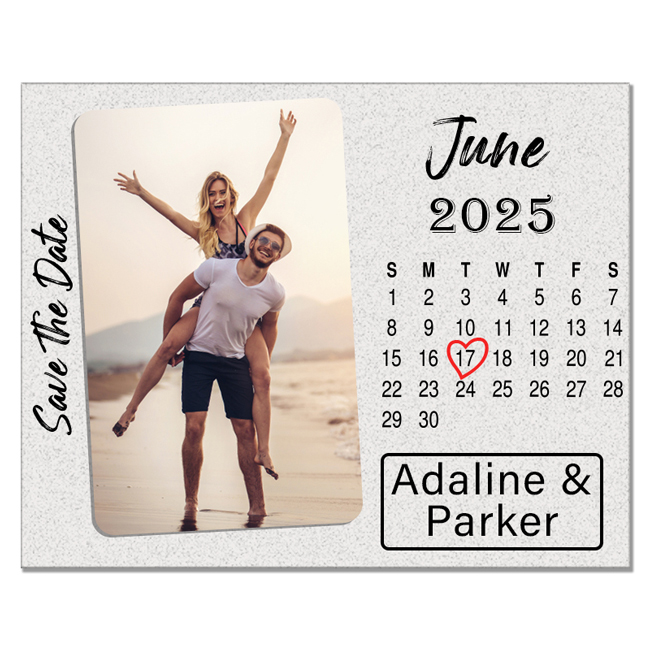 4x5 Custom Save The Date Wedding Magnets 20 Mil