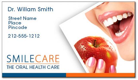 Dental Business Card Magnets 20 Mil Square Corners