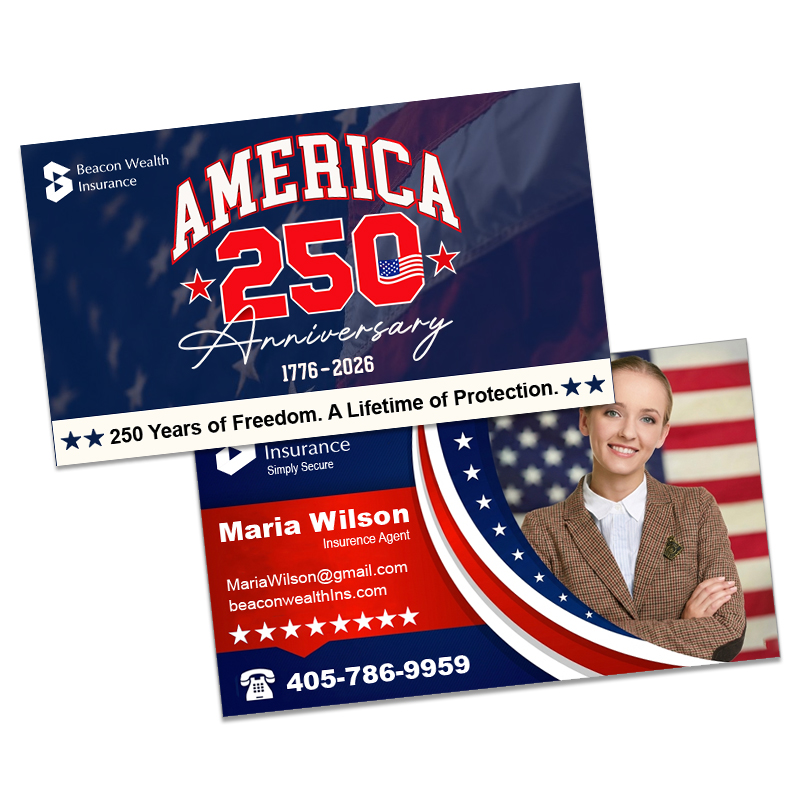 2x3.5 Inch Customized Double Sided Business Card Magnets