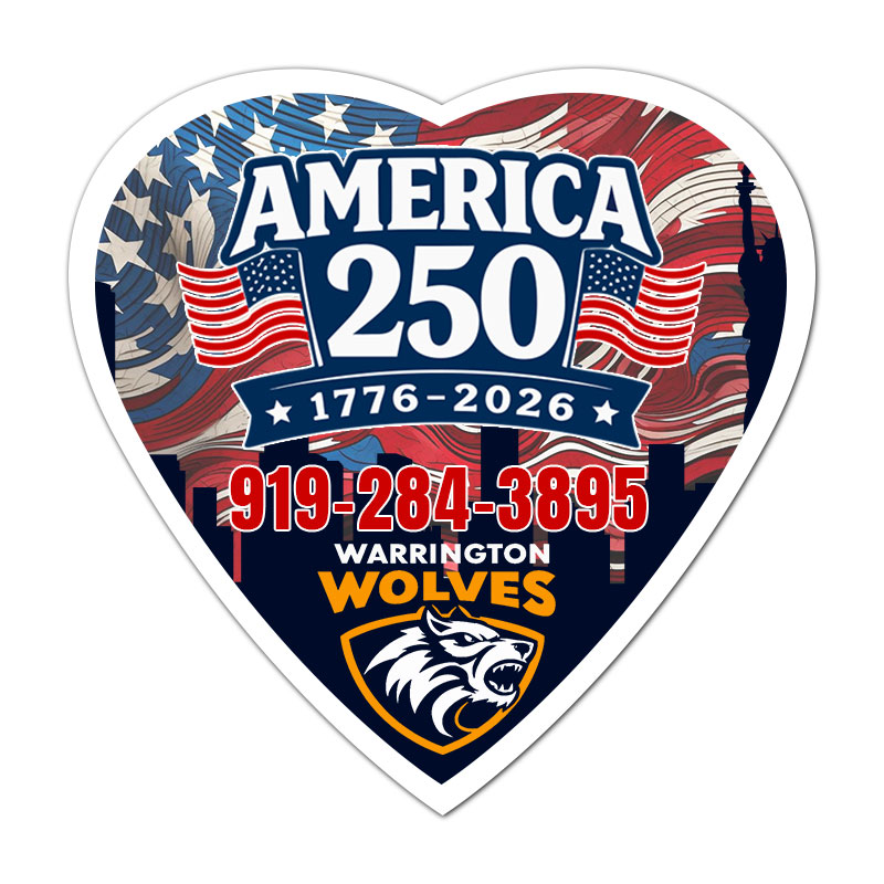 3x3 Inch Customized Heart Shaped Magnets - 20 Mil