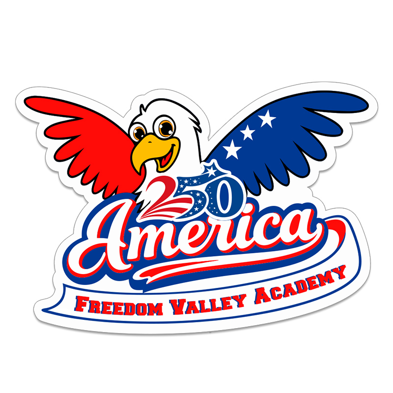 5x3.48 Inch Custom Eagle Shape Magnets - 20 Mil