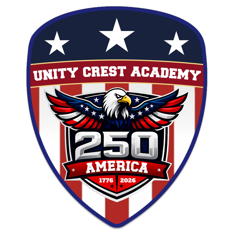 USA 250th Customized 4x4.9 Shield Shape Magnet - 20 Mil