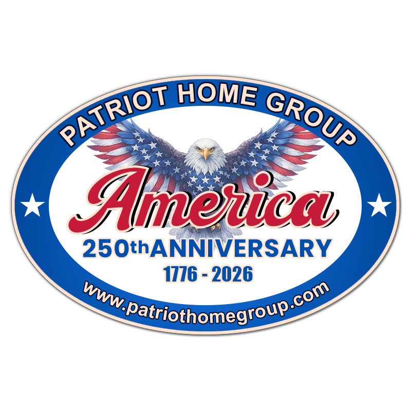 USA 250th Customized 6x4 Oval Outdoor Magnet - 30 Mil