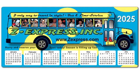 4x9 Custom School Calendar Magnets 20 Mil